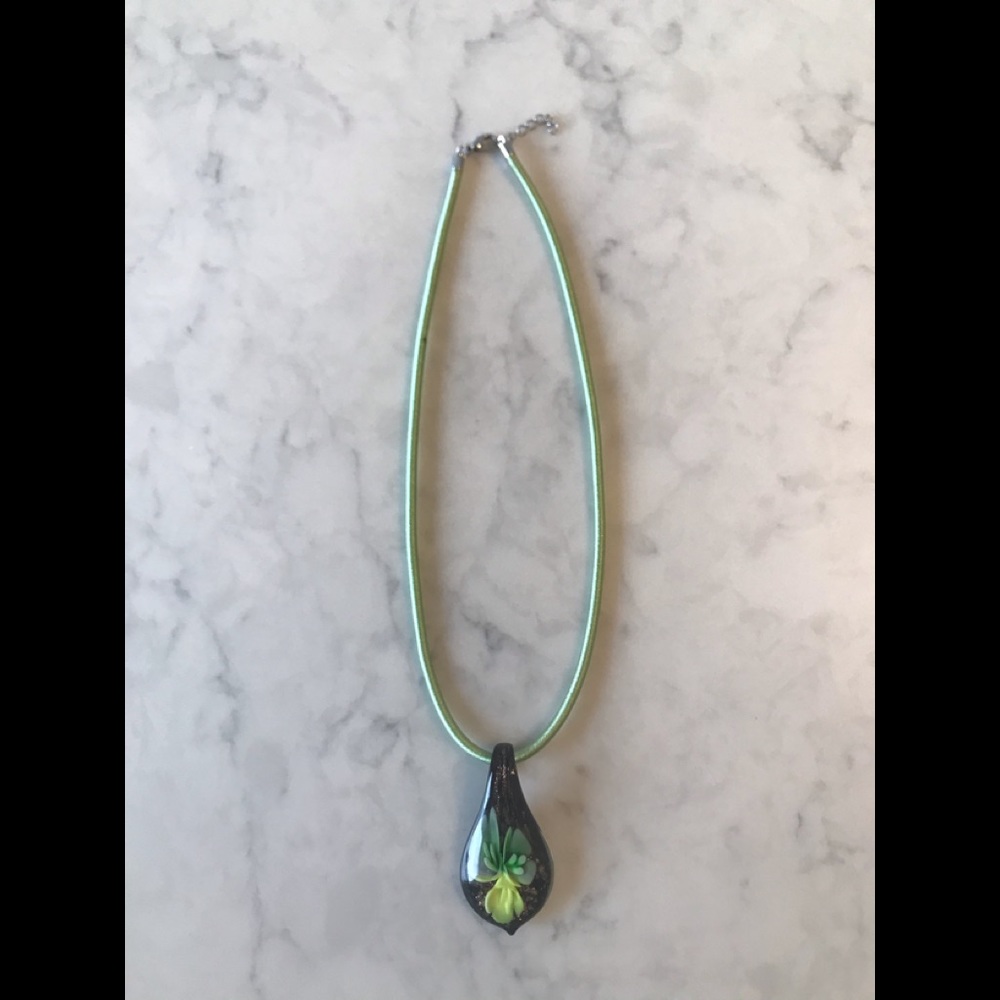 Blown Glass Necklace